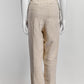 Celine Beige Linen Trouser 38