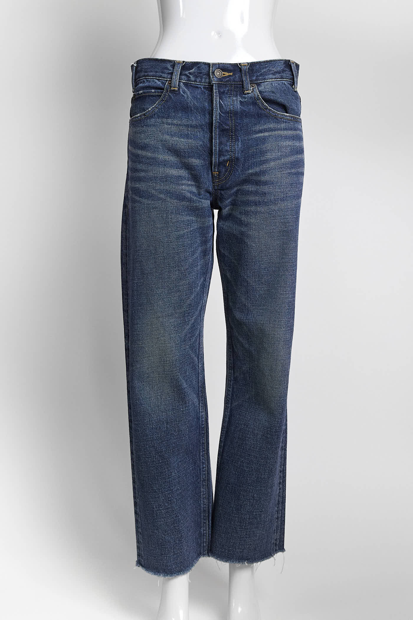 Celine Blue Denim Jean with Front Buttons 26