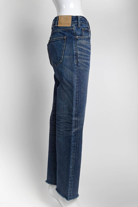 Celine Blue Denim Jean with Front Buttons 26