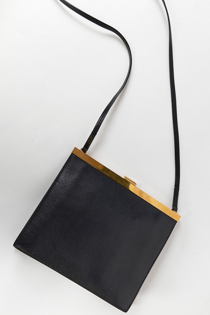 Celine Clasp Shoulder Bag