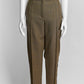 Celine Green Tapered Zip Pant 44