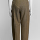 Celine Green Tapered Zip Pant 44