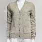 Celine Grey Logo Cardigan S