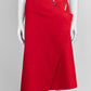 Celine Red Wool Skirt 38