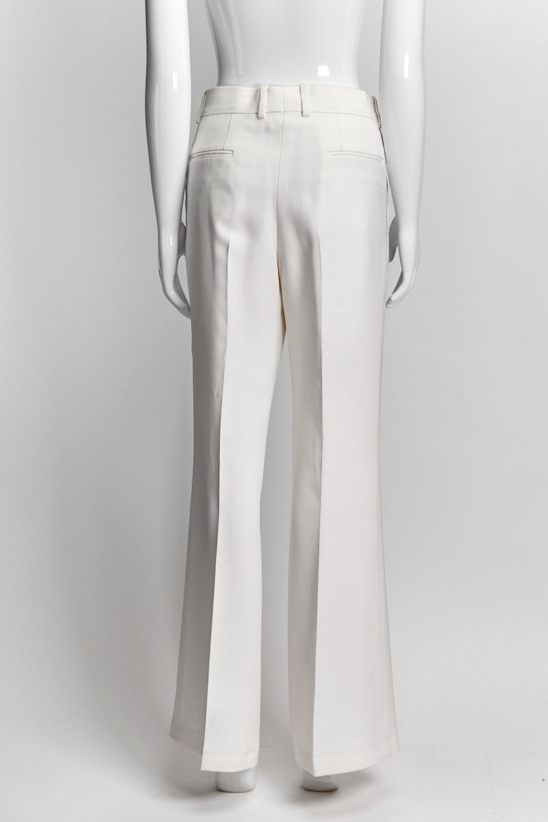 Celine White Trouser 38