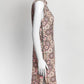 Chanel 2001 Geometric-print Silk Dress 36