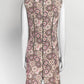 Chanel 2001 Geometric-print Silk Dress 36