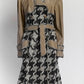 Chanel 2005 Connoisseurs Gem Houndstooth Tweed Trench 44