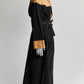 Chanel 2019 Black Denim and Beige Leather Trench Coat 38