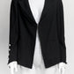 Chanel Black Blazer with Sleeve Detail 38