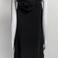Chanel Black Hooded Sleeveless Dress 40