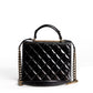 Chanel Black Rita Top Handle Flap Bag