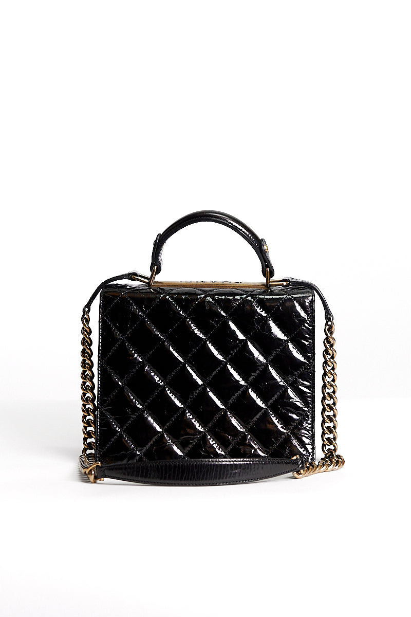 Chanel Black Rita Top Handle Flap Bag