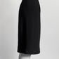 Chanel Black Wool Skirt 40