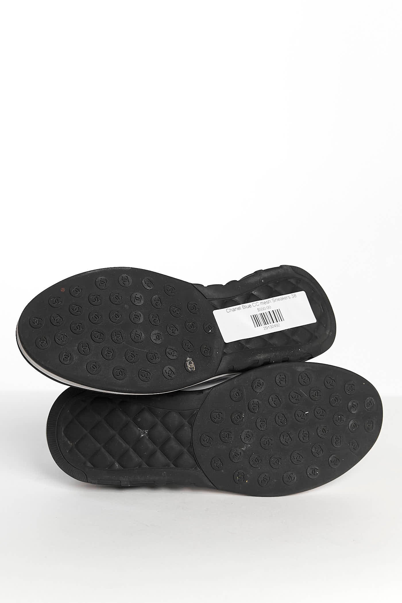 Chanel Blue CC mesh Sneakers 38