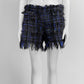 Chanel Blue Tweed Short FR38