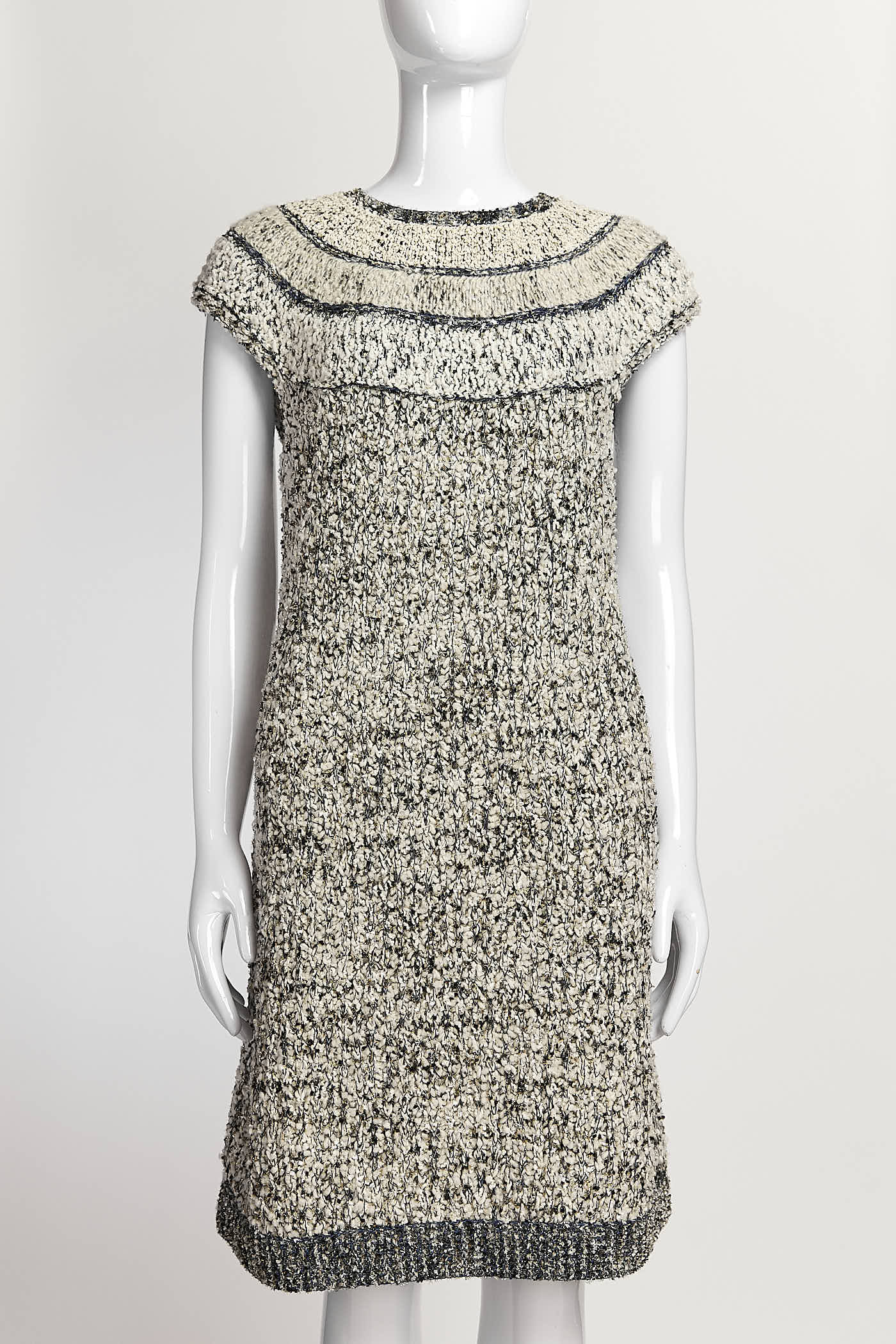 Chanel Egyptian Collection Knitted Dress 38