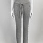 Chanel Grey Cashmere Sweater Zipup/ Pants FR36