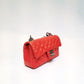 Chanel Matelasse Chain Mini Orange Lambskin Handbag