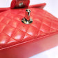 Chanel Matelasse Chain Mini Orange Lambskin Handbag