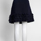 Chanel Navy Knit Skirt 40