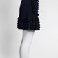 Chanel Navy Knit Skirt 40