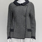 Chanel Navy Cashmere Knit Jacket FR36