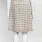Chanel Pink Tweed Skirt 38