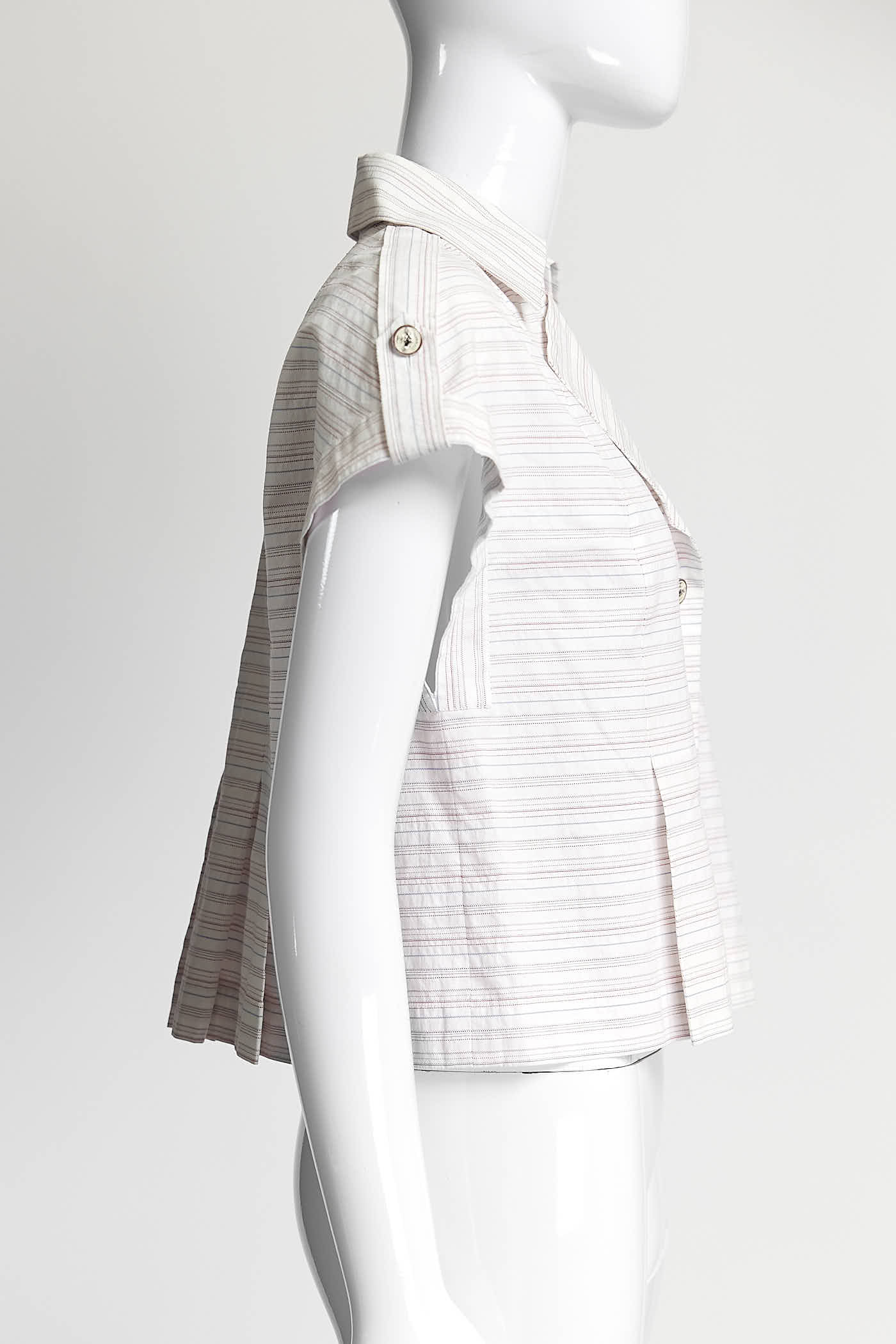 Chanel Striped Blouse 38