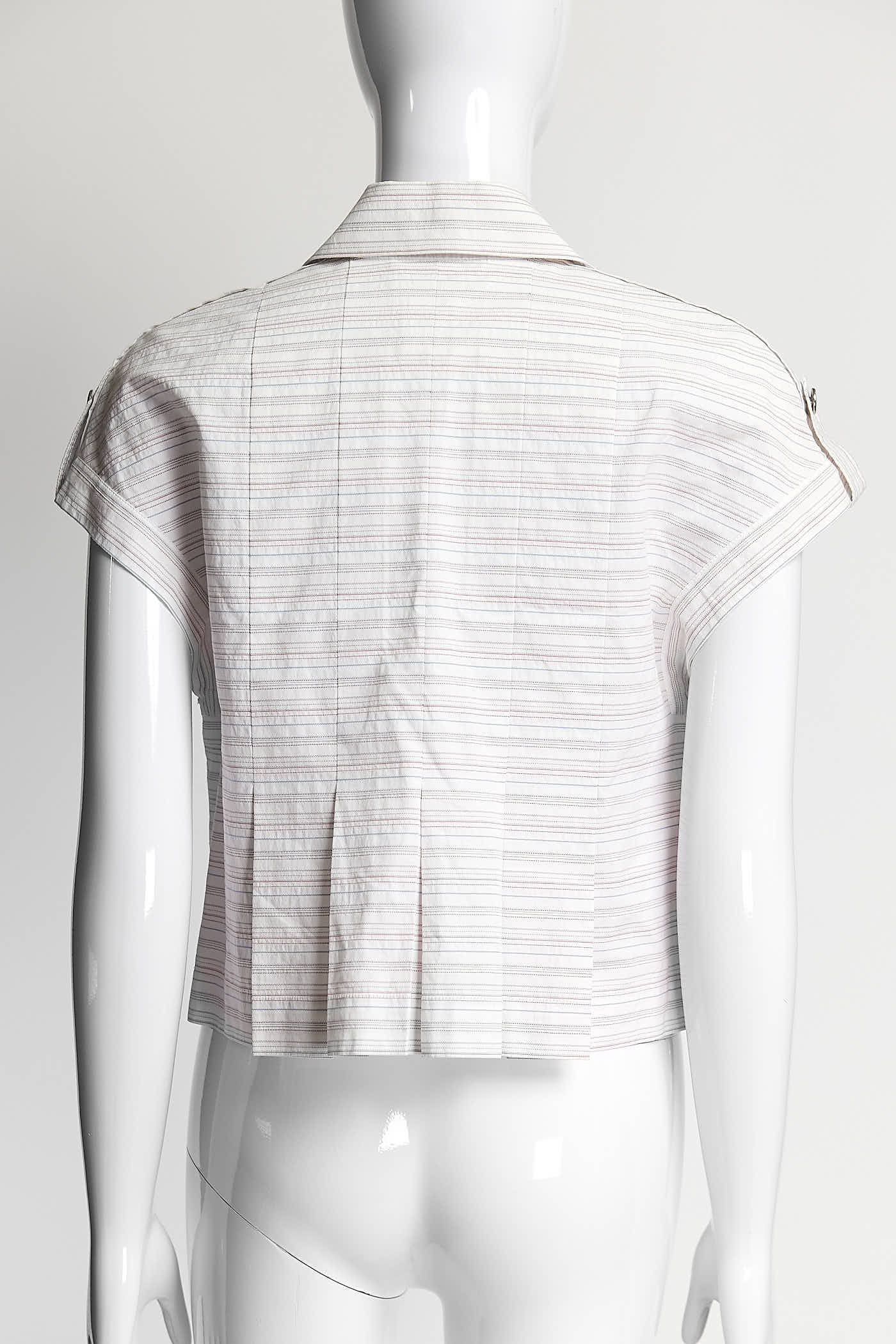 Chanel Striped Blouse 38