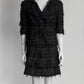 Chanel Vintage 05A Black Lesage Tweed Lace Metallic CC button 40