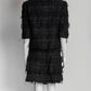 Chanel Vintage 05A Black Lesage Tweed Lace Metallic CC button 40