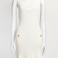 Chanel White Kint Dress 38
