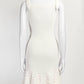 Chanel White Kint Dress 38