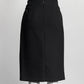 Chanel black pencil skirt 42
