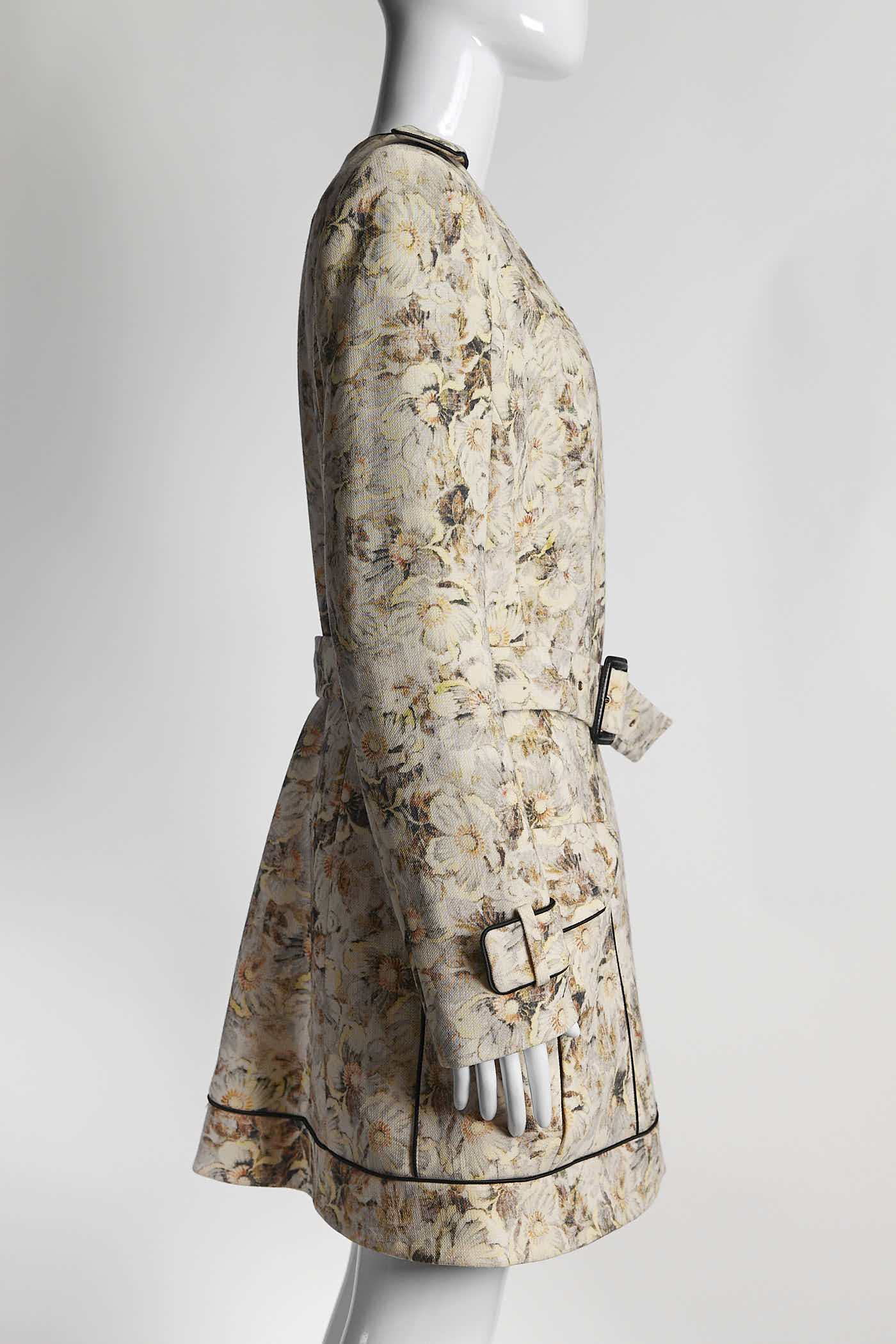 Chloé 2012 Floral Print Peacoat 38