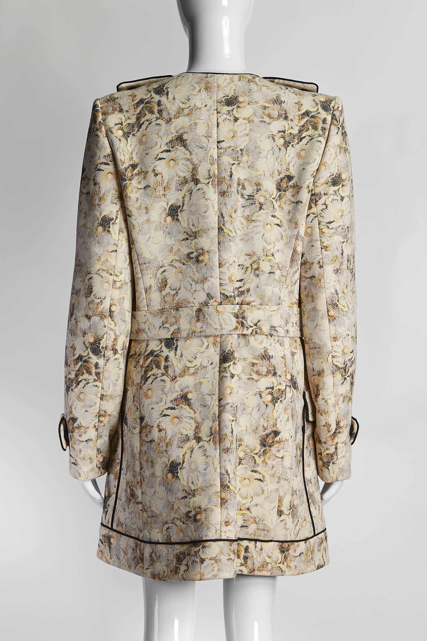 Chloé 2012 Floral Print Peacoat 38