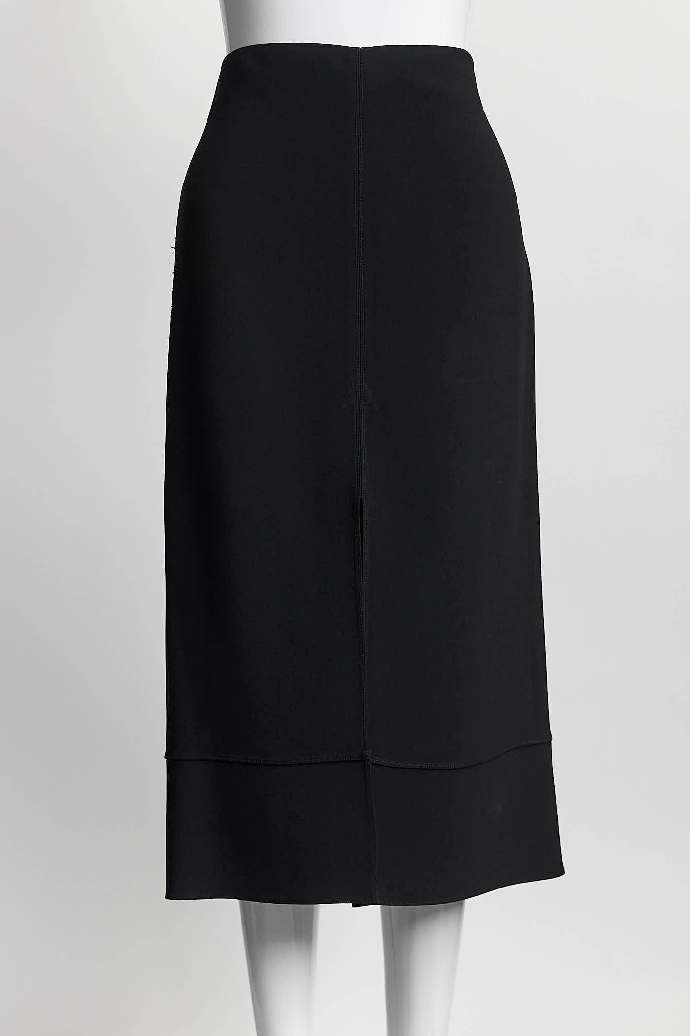 Chloe Black Knee length Skirt 38