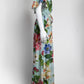 Dolce & Gabbana Blue with Floral Printed Silk Jumpsuit 40