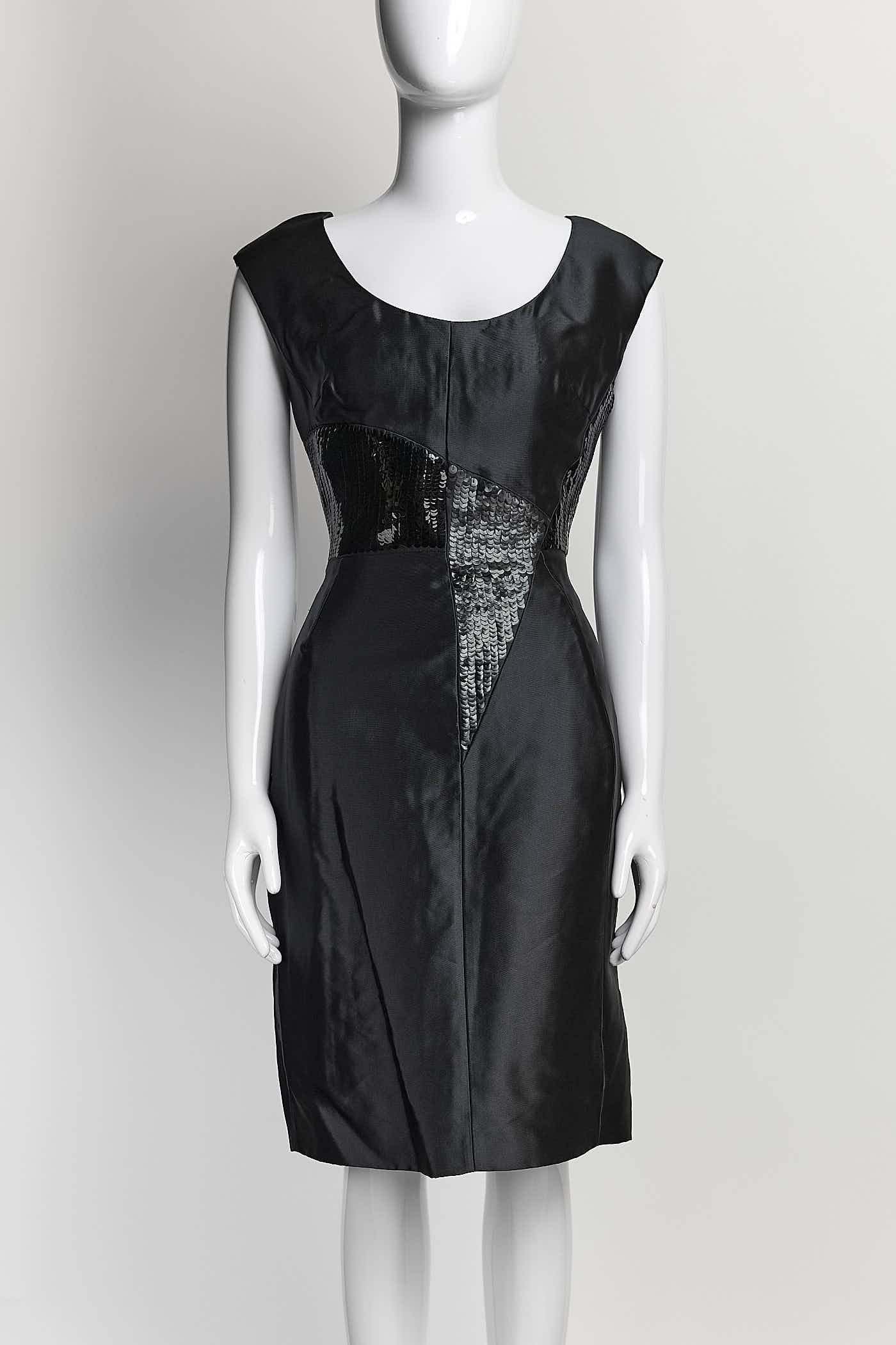 Christian Dior Black Sequin Dress