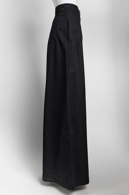 Christian Dior Black Wide Cotton Jeans 4