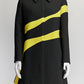 Christian Dior Black/Yellow Coat IT 46