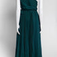 Christian Dior Green Silk Chiffon Dress 38