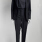 Christian Dior Navy Striped Runway Suit Top/ Blazer/ Pant FR38