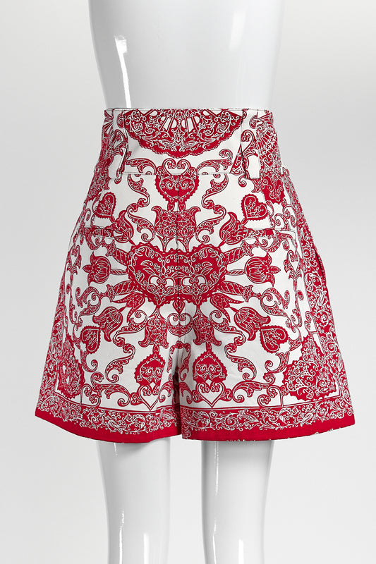 Christian Dior Red Mini Short 36