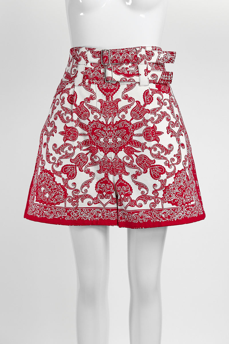 Christian Dior Red Mini Short 36