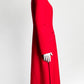 Christian Dior Red Wool Longsleeve Dress 38