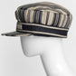 Christian Dior Striped Cotton Bayadere Newsboy Hat 58