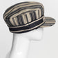 Christian Dior Striped Cotton Bayadere Newsboy Hat 58