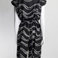 Chanel Black and White Patterned Dress FR38 IT42